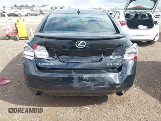 2008 Lexus GS 350 with VIN JTHBE96S880040733, listed as a IAAI auction lot 41943155 with 196,380 mi miles. Bid and sale history available at carsss.com. Image 6.
