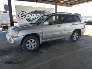 2001 Toyota Highlander with VIN JTEHF21A310032197, listed as a Copart auction lot 61832175 with 176,875 mi miles and Salvage title. Bid and sale history available at DreamBid. Image 1.