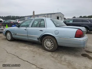 2009 Mercury Grand Marquis LS with VIN 2MEHM75V29X634556, listed as a Copart auction lot 48925725 with 91,643 mi miles and Salvage Title. Bid and sale history available at carsss.com. Image 2.