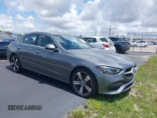 2024 Mercedes-Benz C 300 with VIN W1KAF4GB1RR192948, listed as a IAAI auction lot 42448697 with 21,655 mi miles and . Bid and sale history available at DreamBid. Image 1.