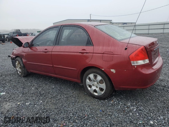 2009 Kia Spectra SX with VIN KNAFE221895648213, listed as a Copart auction lot 85082664 with 241,644 mi miles and Salvage Title. Bid and sale history available at carsss.com. Image 2.