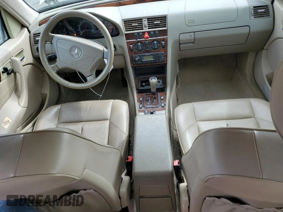 2000 Mercedes-Benz C 230 Kompressor with VIN WDBHA24GXYA855697, listed as a Copart auction lot 52633465 with 191,235 mi miles and Salvage Title. Bid and sale history available at carsss.com. Image 8.