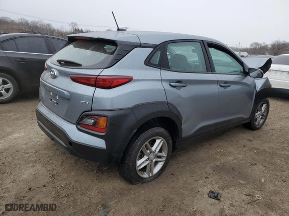 2021 Hyundai Kona SE with VIN KM8K1CAA2MU645600, listed as a Copart auction lot 47758695 with 74,039 mi miles and Salvage Title. Bid and sale history available at carsss.com. Image 3.