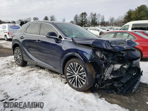 2024 Lexus RX with VIN 2T2BBMCA3RC053837, listed as a Copart auction lot 41682275 with 4,326 mi miles and Salvage Title. Bid and sale history available at carsss.com. Image 4.