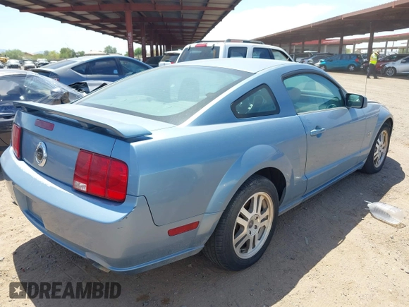 2005 Ford Mustang GT Deluxe with VIN 1ZVHT82H655105001, listed as a IAAI auction lot 42635546 with 221,122 mi miles and . Bid and sale history available at DreamBid. Image 4.