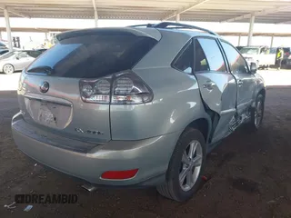 2008 Lexus RX 400h with VIN JTJGW31UX82006093, listed as a IAAI auction lot 41765158 with 191,977 mi miles and . Bid and sale history available at DreamBid. Image 4.