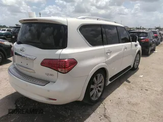 2014 Infiniti QX80 with VIN JN8AZ2NF6E9551446, listed as a IAAI auction lot 42554502 with 209,884 mi miles and . Bid and sale history available at DreamBid. Image 4.