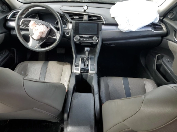 2016 Honda Civic EX-L with VIN 19XFC1F7XGE005221, listed as a Copart auction lot 45102294 with Not provided miles and Salvage title. Bid and sale history available at DreamBid. Image 8.