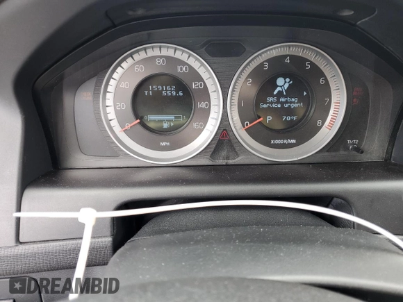 2013 Volvo XC60 T6 with VIN YV4902DZ5D2455011, listed as a Copart auction lot 61274115 with 159,162 mi miles and Salvage title. Bid and sale history available at DreamBid. Image 9.