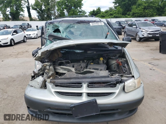 1999 Dodge Caravan with VIN 1B4GP45G7XB529075, listed as a Copart auction lot 60448215 with Not provided miles and Salvage title. Bid and sale history available at DreamBid. Image 5.