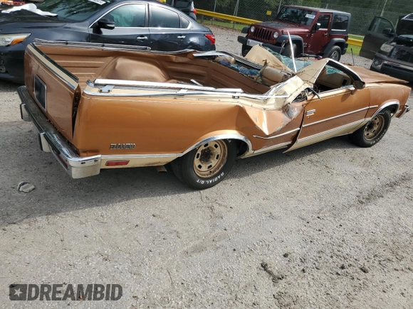 1978 Chevrolet El Camino z VIN 1W80L8Z418311, wystawiony jako Copart lot #71751334 z przebiegiem 9 032 mil mil oraz Szkoda całkowita • Salvage title. Historia ofert i sprzedaży dostępna na DreamBid. Obrazek 3.