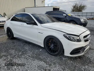 2018 Mercedes-Benz C 63 AMG with VIN 55SWF8GB6JU239102, listed as a Copart auction lot 41472985 with 50,041 mi miles and Non repairable. Bid and sale history available at DreamBid. Image 4.