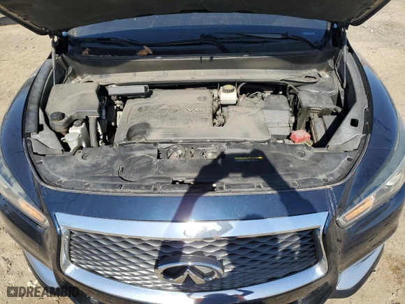 2016 Infiniti QX60 with VIN 5N1AL0MM0GC513570, listed as a Copart auction lot 48865415 with 108,424 mi miles and Salvage Title. Bid and sale history available at carsss.com. Image 13.