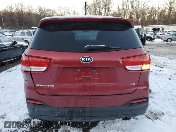 2016 Kia Sorento LX with VIN 5XYPGDA59GG142170, listed as a Copart auction lot 89199745 with 91,256 mi miles and Salvage Title. Bid and sale history available at carsss.com. Image 6.