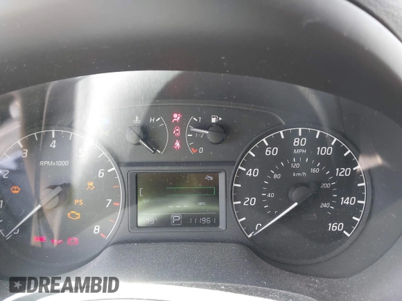 2016 Nissan Sentra S with VIN 3N1AB7AP2GY272202, listed as a IAAI auction lot 41735127 with 111,961 mi miles. Bid and sale history available at carsss.com. Image 7.