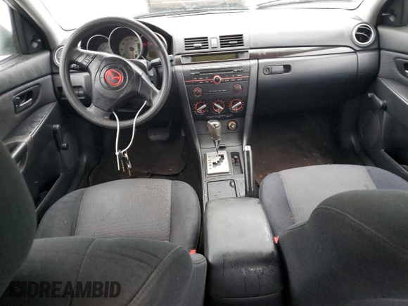 2008 Mazda 3 i Sport with VIN JM1BK12F681821233, listed as a Copart auction lot 74400624 with 142,054 mi miles and Non Repairable. Bid and sale history available at DreamBid. Image 8.