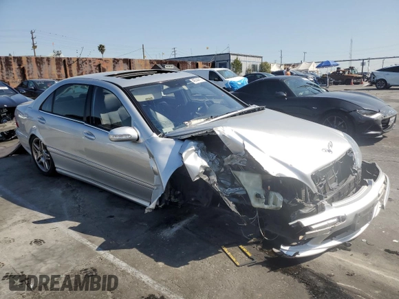 2006 Mercedes-Benz S 320/430/500 with VIN WDBNG70J96A473643, listed as a Copart auction lot 49744415 with 77,187 mi miles and Salvage Title. Bid and sale history available at DreamBid. Image 4.