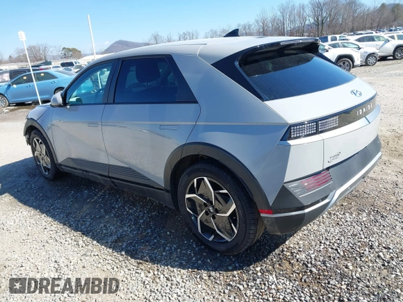 2023 Hyundai Ioniq 5 SE with VIN KM8KMDAF3PU215720, listed as a IAAI auction lot 41634633 with 12,007 mi miles and . Bid and sale history available at DreamBid. Image 3.