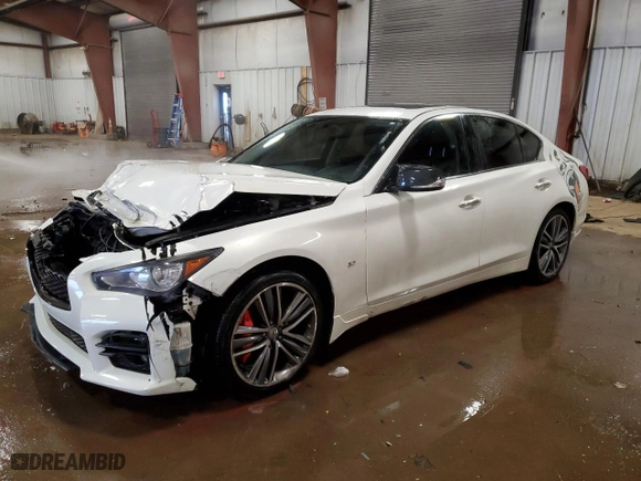 2014 Infiniti Q50 with VIN JN1BV7AR8EM695668, listed as a Copart auction lot 89120285 with 145,061 mi miles and Clean Title. Bid and sale history available at carsss.com. Image 1.