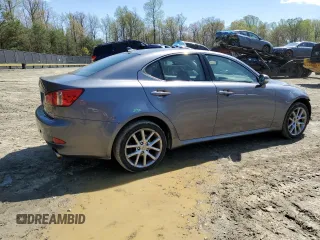 2013 Lexus IS 250 with VIN JTHCF5C25D2036068, listed as a Copart auction lot 52014305 with 130,819 mi miles and Salvage Title. Bid and sale history available at carsss.com. Image 3.
