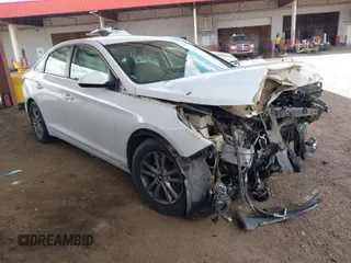 2017 Hyundai Sonata 2.4L with VIN 5NPE24AF0HH477584, listed as a IAAI auction lot 41968867 with Not Provided miles. Bid and sale history available at carsss.com. Image 1.