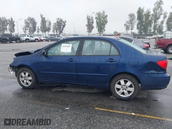 2004 Toyota Corolla CE with VIN 1NXBR32E84Z279684, listed as a IAAI auction lot 41922843 with Not Provided miles. Bid and sale history available at carsss.com. Image 14.