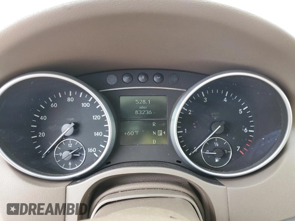 2007 Mercedes-Benz M 350 with VIN 4JGBB86E67A269799, listed as a Copart auction lot 53234715 with 83,236 mi miles and Salvage Title. Bid and sale history available at DreamBid. Image 9.