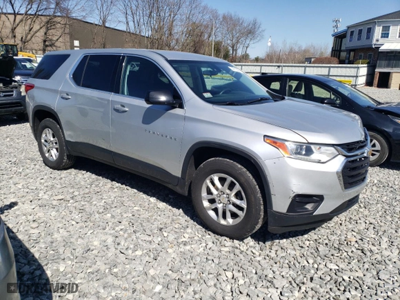 2018 Chevrolet Traverse LS with VIN 1GNERFKW8JJ245860, listed as a Copart auction lot 49612865 with 109,955 mi miles and Salvage Title. Bid and sale history available at carsss.com. Image 4.