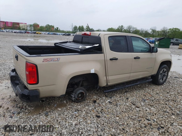 2022 Chevrolet Colorado 4WD Z71 z VIN 1GCGTDEN3N1249041, wystawiony jako Copart lot #55958245 z przebiegiem 67 725 mil mil oraz Szkoda całkowita • Salvage title. Historia ofert i sprzedaży dostępna na DreamBid. Obrazek 3.