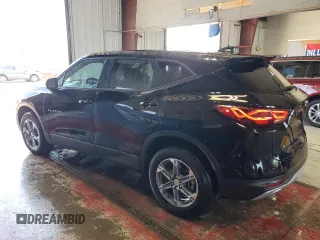2024 Chevrolet Blazer LT with VIN 3GNKBCR47RS165146, listed as a Copart auction lot 83355854 with 21,558 mi miles and Salvage title. Bid and sale history available at DreamBid. Image 2.