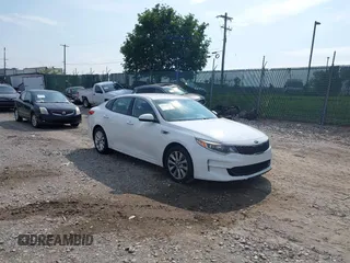 2018 Kia Optima EX with VIN 5XXGU4L34JG227062, listed as a IAAI auction lot 42588490 with 154,889 mi miles and . Bid and sale history available at DreamBid. Image 1.