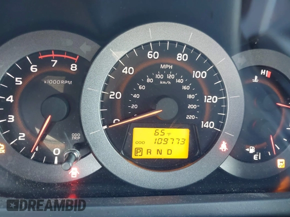 2010 Toyota RAV4 with VIN JTMKF4DV9A5022586, listed as a IAAI auction lot 42625910 with 109,773 mi miles and . Bid and sale history available at DreamBid. Image 15.