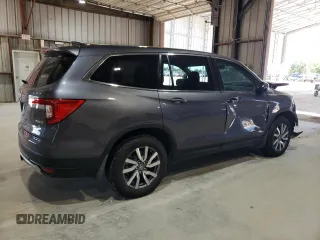2021 Honda Pilot EX-L with VIN 5FNYF6H53MB044294, listed as a Copart auction lot 57799975 with 59,033 mi miles and Salvage title. Bid and sale history available at DreamBid. Image 3.