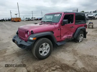 2022 Jeep Wrangler Sport S с VIN 1C4GJXAGXNW110591, выставлен на аукционе Copart как лот 57684224 с пробегом 21 754 миль миль и Списание • Salvage title. История ставок и продаж доступна на DreamBid. Изображение 1.