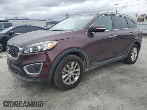 2018 Kia Sorento LX V6 with VIN 5XYPGDA53JG408550, listed as a Copart auction lot 47312265 with 141,255 mi miles and Salvage Title. Bid and sale history available at carsss.com. Image 1.
