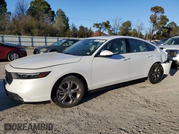 2023 Honda Accord EX-L with VIN 1HGCY2F6XPA036426, listed as a Copart auction lot 49704235 with 25,981 mi miles and Salvage title. Bid and sale history available at DreamBid. Image 1.