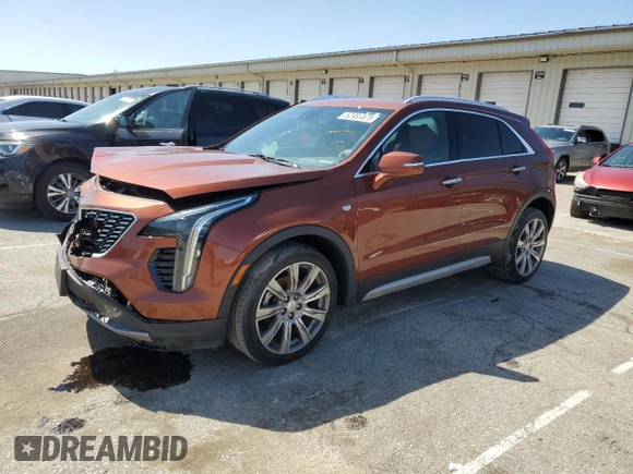 2019 Cadillac XT4 AWD Premium Luxury with VIN 1GYFZDR42KF214298, listed as a Copart auction lot 52489875 with 63,338 mi miles and Salvage title. Bid and sale history available at DreamBid. Image 1.