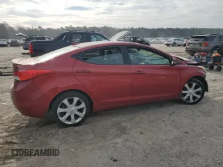 2013 Hyundai Elantra Limited with VIN 5NPDH4AEXDH396023, listed as a Copart auction lot 49030115 with 107,419 mi miles and Salvage Title. Bid and sale history available at DreamBid. Image 3.