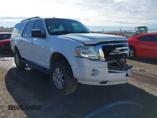 2013 Ford Expedition EL XLT with VIN 1FMJK1J58DEF12950, listed as a IAAI auction lot 40992286 with 185,786 mi miles. Bid and sale history available at carsss.com. Image 1.