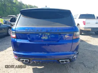 2021 Land Rover Range Rover Sport SVR with VIN SALWZ2RE4MA781110, listed as a IAAI auction lot 42143199 with 26,473 mi miles and . Bid and sale history available at DreamBid. Image 16.