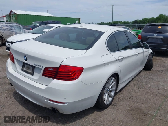 2014 BMW 5 Series 535i with VIN WBA5B1C59ED479075, listed as a IAAI auction lot 42331693 with 60,530 mi miles and . Bid and sale history available at DreamBid. Image 4.