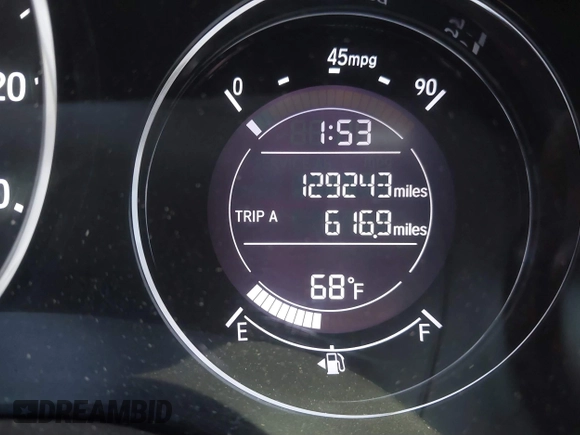 2016 Honda HR-V EX-L w/Navi with VIN 3CZRU6H71GM760696, listed as a IAAI auction lot 41830868 with 129,243 mi miles. Bid and sale history available at carsss.com. Image 15.