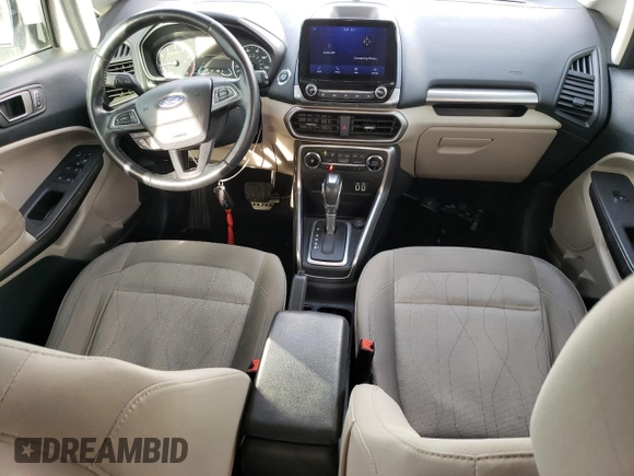2020 Ford EcoSport SE with VIN MAJ6S3GL9LC322392, listed as a Copart auction lot 46105825 with 37,350 mi miles and Salvage Title. Bid and sale history available at DreamBid. Image 8.