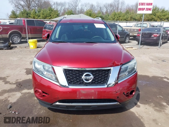 2014 Nissan Pathfinder SV with VIN 5N1AR2MM4EC660823, listed as a IAAI auction lot 41932472 with 167,787 mi miles. Bid and sale history available at carsss.com. Image 13.