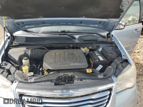 2013 Chrysler Town & Country Touring L with VIN 2C4RC1CG6DR608159, listed as a Copart auction lot 54582165 with 216,369 mi miles and Salvage Title. Bid and sale history available at DreamBid. Image 12.