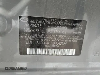 2013 Hyundai Elantra GLS z VIN 5NPDH4AE5DH362524, wystawiony jako Copart lot #52361585 z przebiegiem 124 909 mil mil oraz Szkoda całkowita • Salvage title. Historia ofert i sprzedaży dostępna na DreamBid. Obrazek 14.