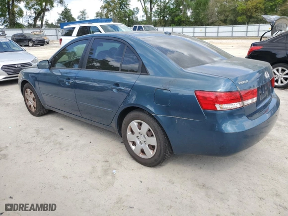 2007 Hyundai Sonata GLS with VIN 5NPET46C57H251969, listed as a Copart auction lot 51161875 with 109,396 mi miles and Salvage Title. Bid and sale history available at carsss.com. Image 2.