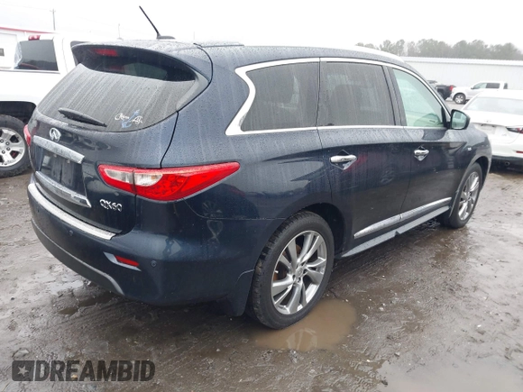 2015 Infiniti QX60 with VIN 5N1AL0MM0FC542517, listed as a IAAI auction lot 41544061 with Not provided miles and . Bid and sale history available at DreamBid. Image 4.