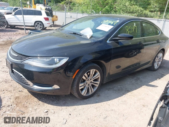 2015 Chrysler 200 Limited with VIN 1C3CCCAB8FN756567, listed as a IAAI auction lot 42248547 with 152,496 mi miles and . Bid and sale history available at DreamBid. Image 2.