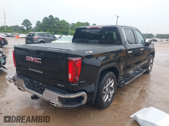 2024 GMC Sierra 1500 SLT with VIN 3GTUUDED6RG275549, listed as a IAAI auction lot 42481593 with 6,174 mi miles and . Bid and sale history available at DreamBid. Image 4.